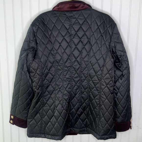 Vince Camuto Black Quilted Button Up Jacket Size Extra Large - Picture 9 of 15